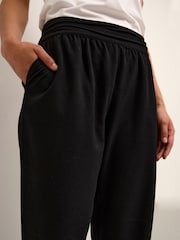 Cream Charlott Harem Casual Fit Black Trousers - Image 3 of 5