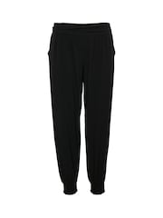 Cream Charlott Harem Casual Fit Black Trousers - Image 4 of 5