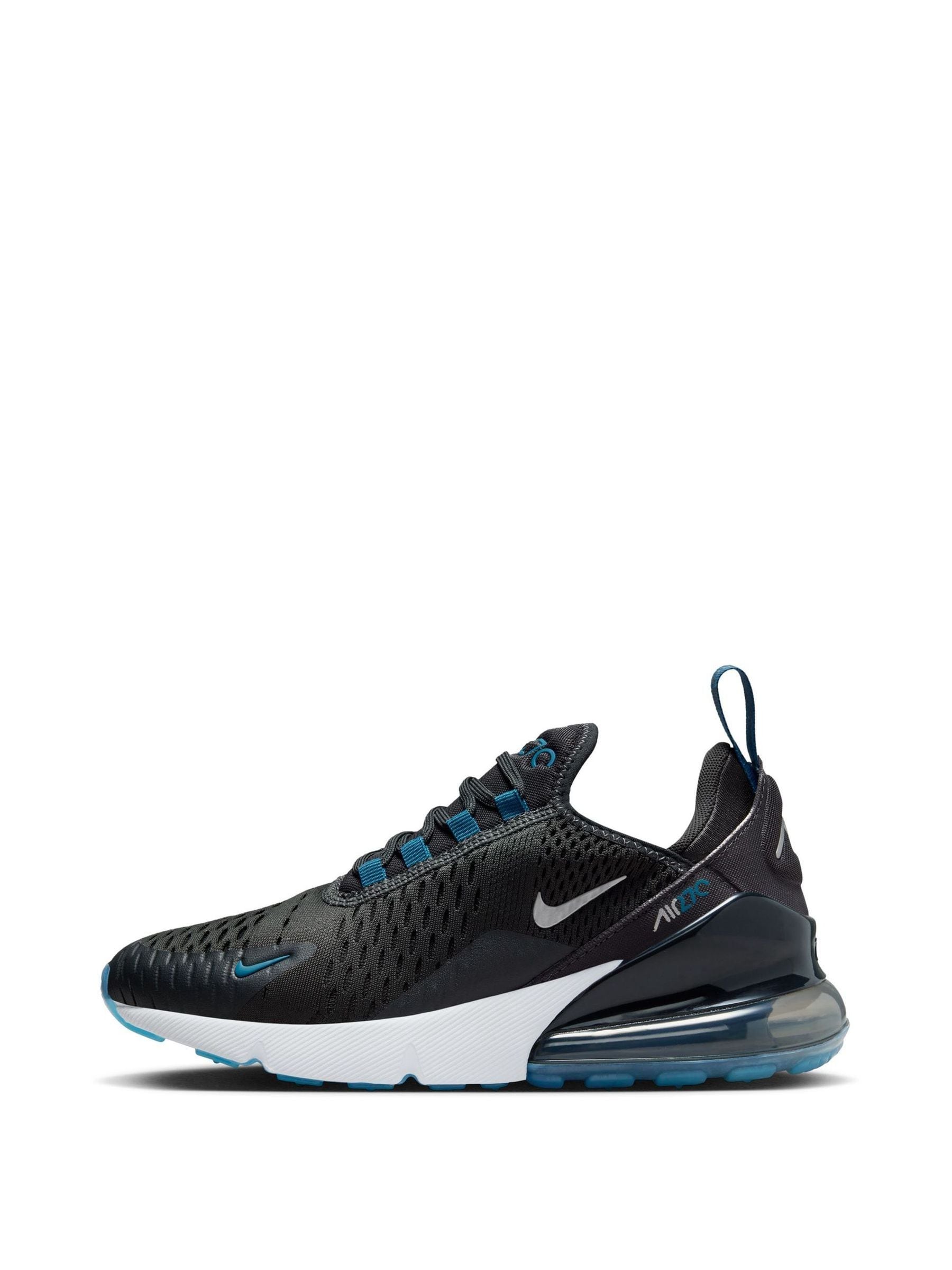 Buy Nike Grey Navy Air Max 270 Youth Trainers from Next Luxembourg