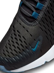 Nike Grey/Navy Air Max 270 Youth Trainers - Image 9 of 10