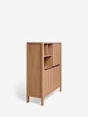 Natural Dexter Oak Effect Tall Sideboard - Image 7 of 8