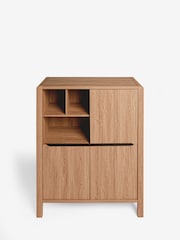 Natural Dexter Oak Effect Tall Sideboard - Image 8 of 8