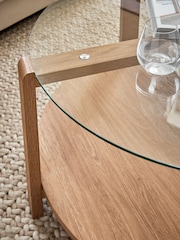 Natural Dexter Oak Effect Coffee Table - Image 2 of 5
