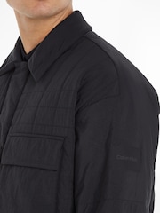 Calvin Klein Quilted Workwear Black Jacket - Image 3 of 6