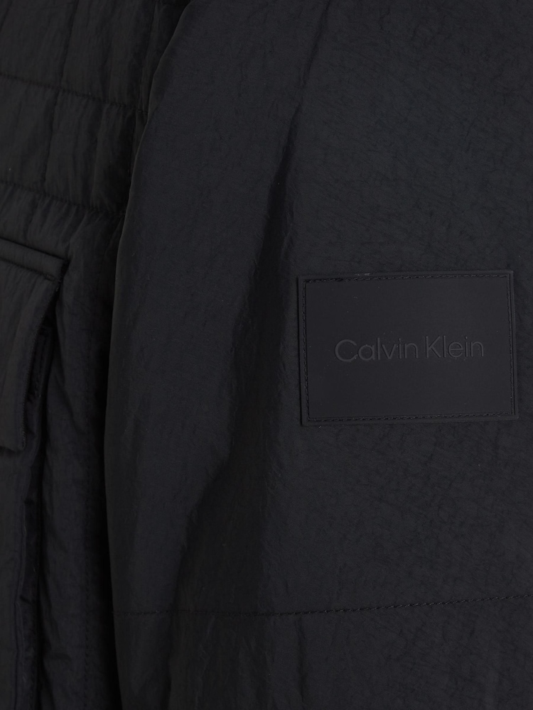 Calvin Klein Quilted Workwear Black Jacket - Image 6 of 6