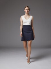 LK Bennett Blue Wiley Crepe Pencil Skirt - Image 1 of 4