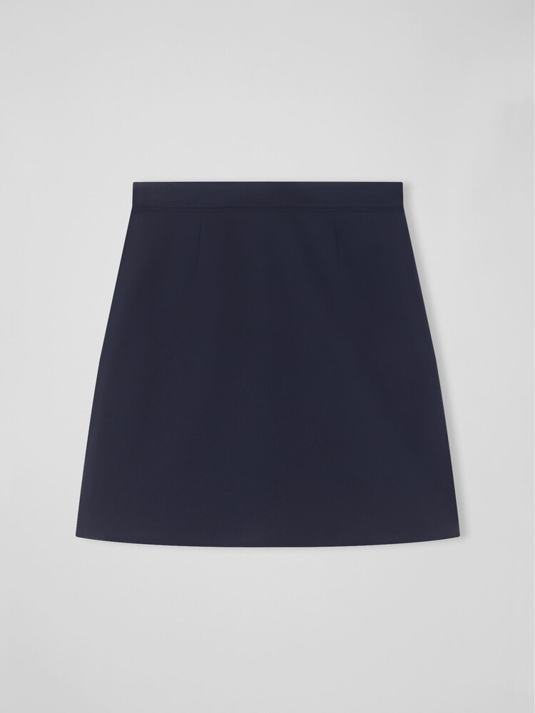 LK Bennett Blue Wiley Crepe Pencil Skirt - Image 4 of 4