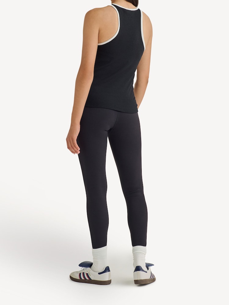 Sporty & Rich Black Runner Leggings - Image 2 of 4 Sporty & Rich Black Runner Leggings - Image 2 of 4