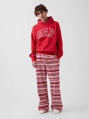 Gap Red Matching Family Flannel Pyjama Bottoms - Image 3 of 7