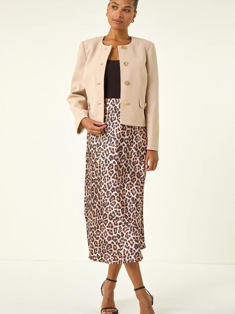 Roman Natural Cosy Buttoned Pocket Jacket - Image 2 of 5