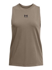 Under Armour Brown Campus Muscle Vest - Image 3 of 4