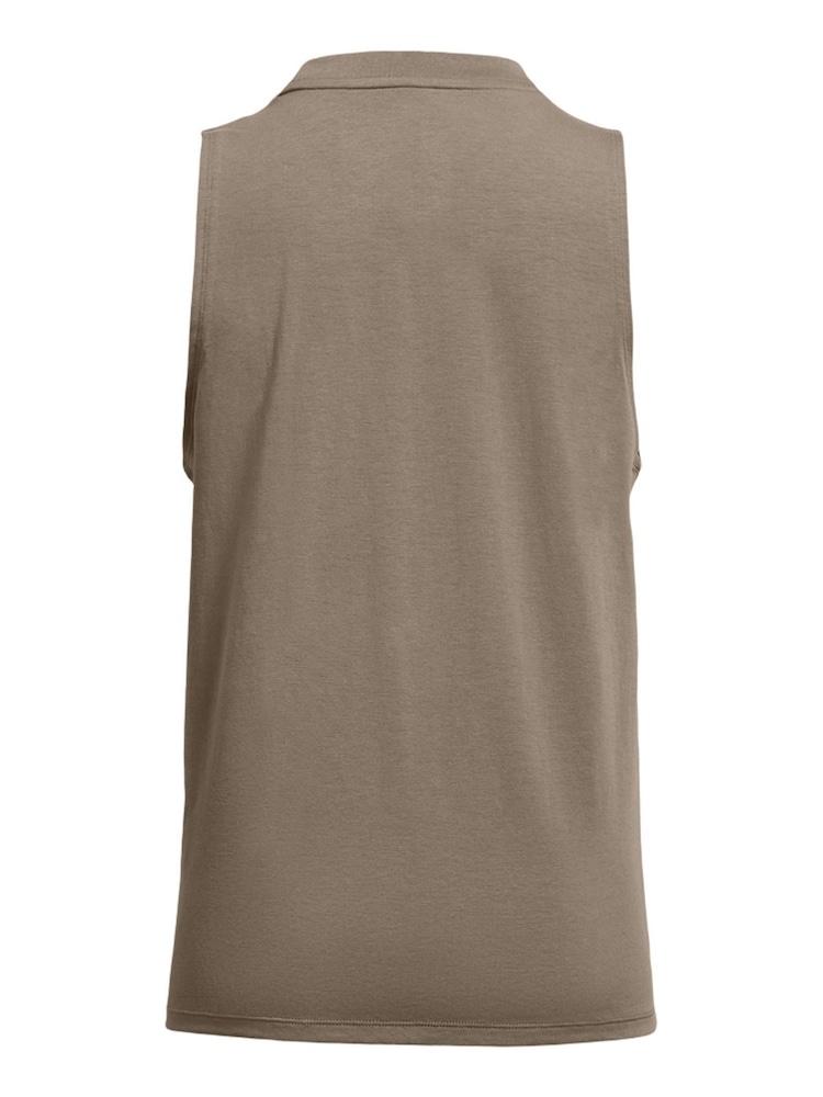 Under Armour Brown Campus Muscle Vest - Image 4 of 4