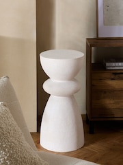 Light Totem Plinth Side Table - Image 1 of 5