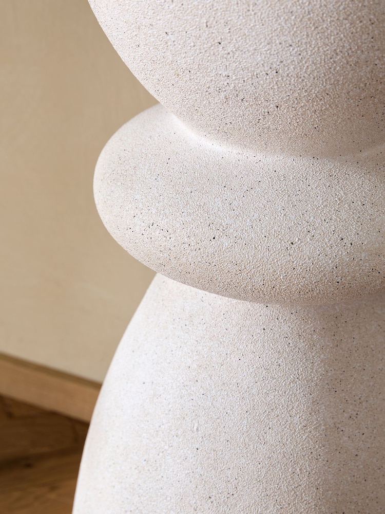 Light Totem Plinth Side Table - Image 2 of 5