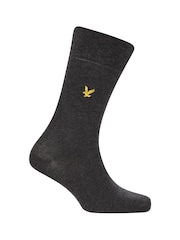 Lyle & Scott Natural Cotton Socks 5 Pack - Image 3 of 8