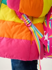 Little Bird by Jools Oliver Pink Stars Rainbow Backpack - Image 4 of 8