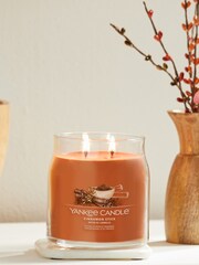 Yankee Candle No Colour Signature Jar Scented Candle, Cinnamon Jar Stick - Image 1 of 3
