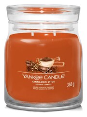 Yankee Candle No Colour Signature Jar Scented Candle, Cinnamon Jar Stick - Image 2 of 3