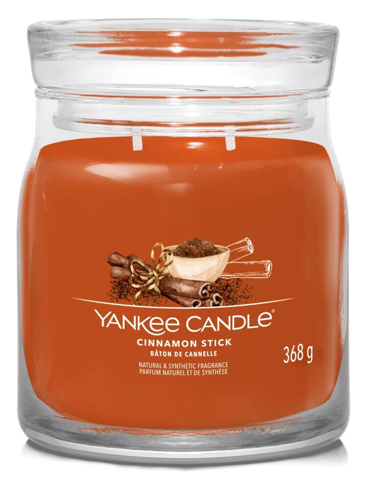 Yankee Candle No Colour Signature Jar Scented Candle, Cinnamon Jar Stick - Image 2 of 3
