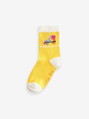 Little Bird by Jools Oliver Multi Pastel Rainbow Days of the Week Socks 7 Pack - Image 4 of 7