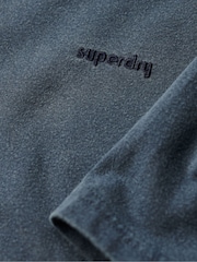 Superdry Mid Blue Vintage Washed T-Shirt - Image 4 of 4