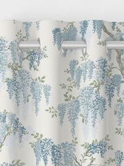 Laura Ashley Newport Blue Wisteria Made to Measure 100% Cotton Curtains - Image 7 of 9