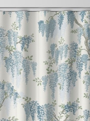 Laura Ashley Newport Blue Wisteria Made to Measure 100% Cotton Curtains - Image 8 of 9