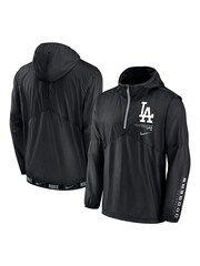 Nike Black Los Angeles Dodgers Night Game Half Zip Jacket - Image 1 of 3