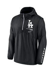Nike Black Los Angeles Dodgers Night Game Half Zip Jacket - Image 2 of 3