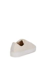 Celtic & Co. White Canvas Low Top Trainers - Image 3 of 7