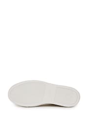 Celtic & Co. White Canvas Low Top Trainers - Image 6 of 7