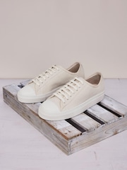 Celtic & Co. White Canvas Low Top Trainers - Image 7 of 7