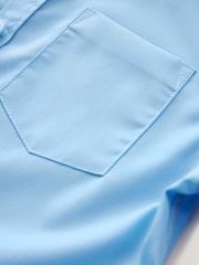 Blue Regular Fit Long Sleeve School 2 Pack Shirts (3-17yrs) - Image 7 of 7