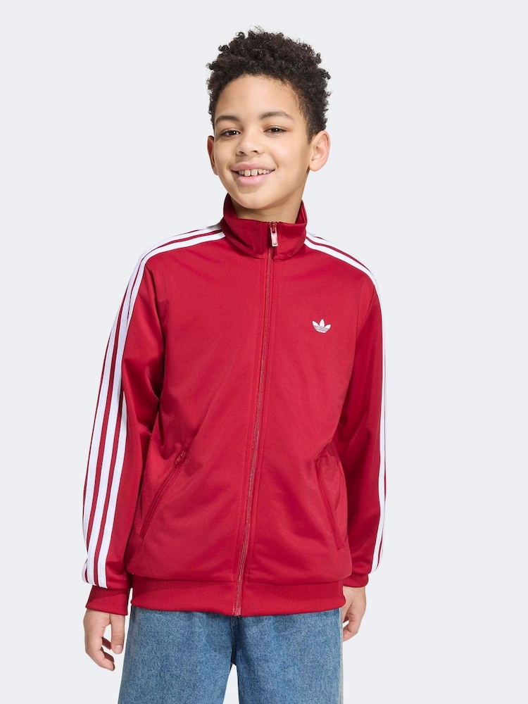 adidas Originals Red Firebird Loose Track Top - Image 1 of 6 adidas Originals Red Firebird Loose Track Top - Image 1 of 6