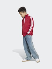 adidas Originals Red Firebird Loose Track Top - Image 3 of 6