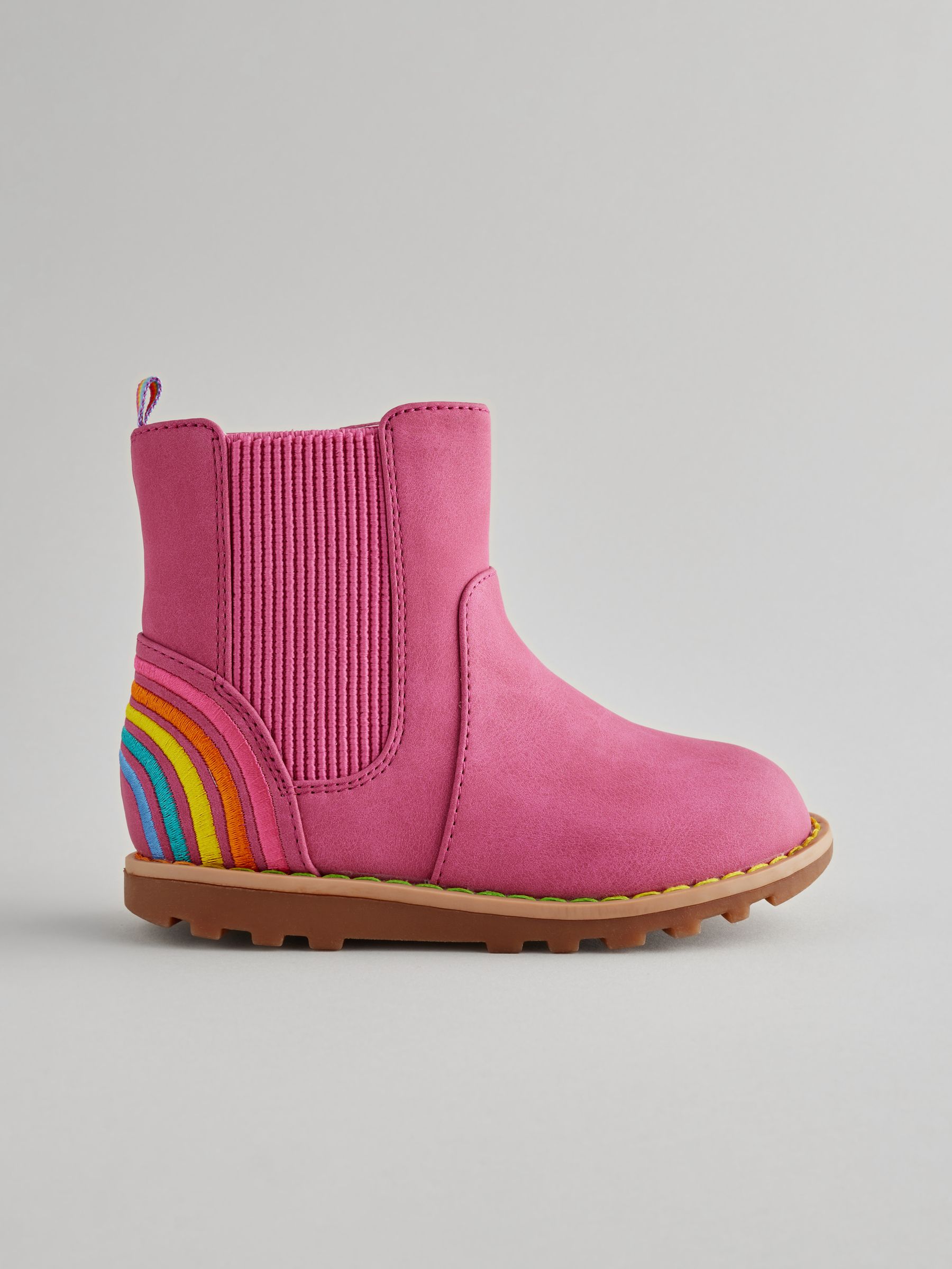 Buy Little Bird by Jools Oliver Pink Rainbow Chelsea Boots from the Next UK online shop