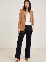 Baukjen Natural Alsbet Upcycled Blazer - Image 1 of 6