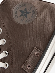 Converse Brown Chuck Taylor All Star High Top Trainers - Image 12 of 12