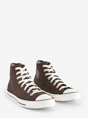 Converse Brown Chuck Taylor All Star High Top Trainers - Image 3 of 12
