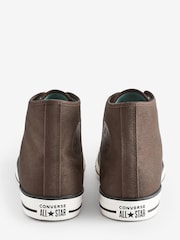 Converse Brown Chuck Taylor All Star High Top Trainers - Image 4 of 12