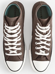 Converse Brown Chuck Taylor All Star High Top Trainers - Image 7 of 12