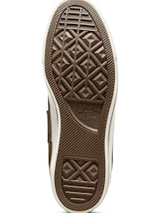 Converse Brown Chuck Taylor All Star High Top Trainers - Image 9 of 12