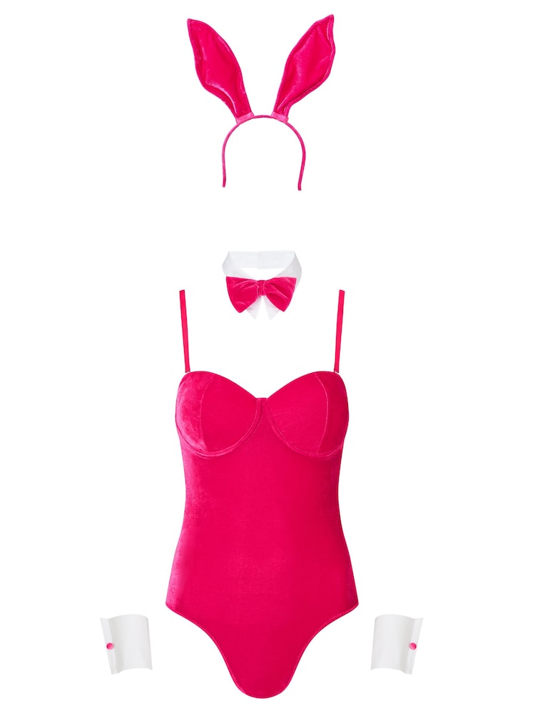 Ann Summers Pink Tuxedo Bunny Costume - Image 4 of 4