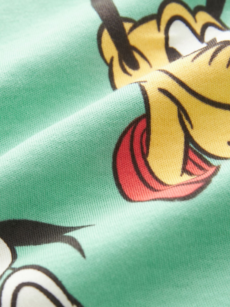 Blue/Green Disney Mickey Mouse Snuggle Pyjamas 2 Pack (9mths-10yrs) - Image 10 of 10