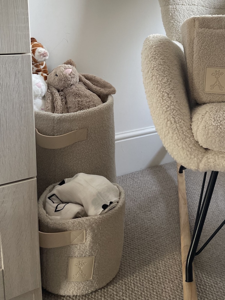 gigil Set of 2 Sand Beige Storage Baskets - Image 2 of 3 gigil Set of 2 Sand Beige Storage Baskets - Image 2 of 3