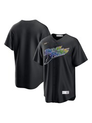 Nike Black Tampa Bay Rays Official Replica Cooperstown Jersey - Image 1 of 3