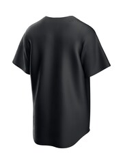 Nike Black Tampa Bay Rays Official Replica Cooperstown Jersey - Image 3 of 3