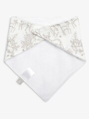 The Little Tailor Baby Muslin Printed 100% Cotton Bibs 2 Pack - Image 4 of 7