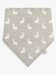 The Little Tailor Baby Muslin Printed 100% Cotton Bibs 2 Pack - Image 5 of 7