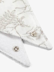The Little Tailor Baby Muslin Printed 100% Cotton Bibs 2 Pack - Image 6 of 7
